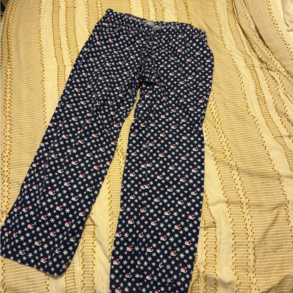 Vineyard Vines Navy Snowman Pajama Pants